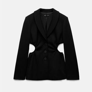 Zara Cut Out Blazer NWT